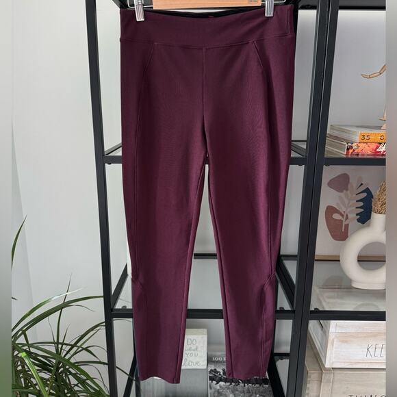 SPANX Pants - Spanx Micro Rib Knit Brandywine High Rise 7/8 Leggings Women’s Size Large